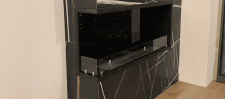 Угловой встраиваемый биокамин Firezo L'angolo Sinistro 1400