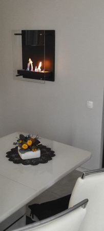 Настенный биокамин Firezo Taglio vetro 500